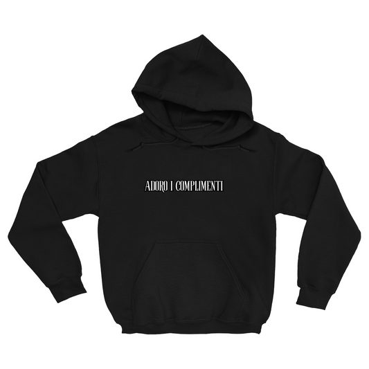 I Like Compliments (in Italian) Hoodies (No-Zip/Pullover)